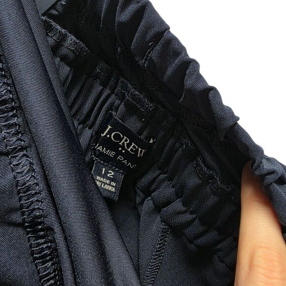 J. Crew Navy Blue Maternity Jamie Pants 12 - Picture 4 of 5